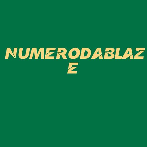 Logo da NUMERODABLAZE